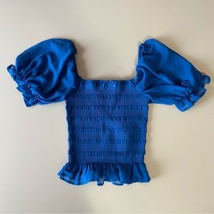 Leyden Ruched Puff Sleeve Shirt